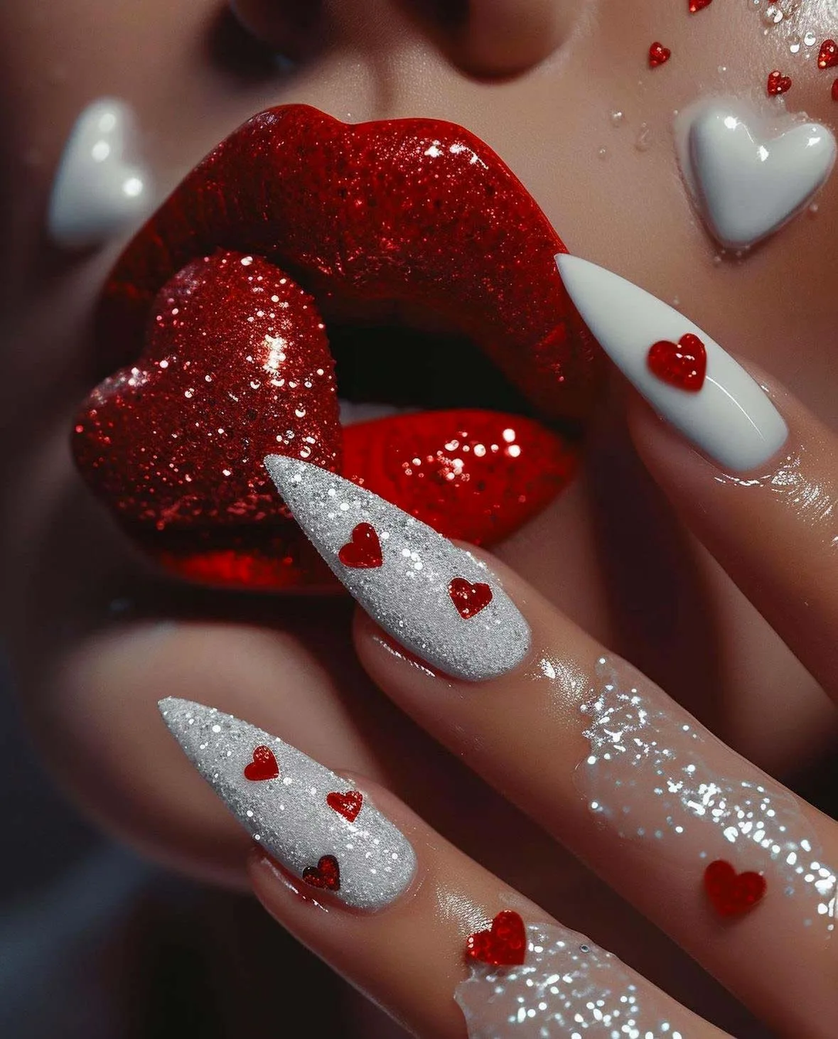 Gros-plan-sur-une-bouche-rouge-pailletee Gros-plan-sur-une-bouche-rouge-pailletee